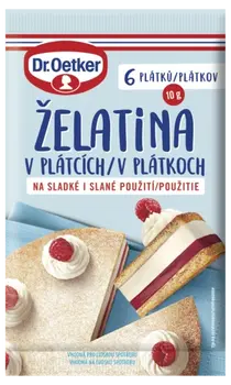 Dr. Oetker Želatína v plátkoch