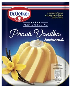 Dr. Oetker Premium Puding Pravá Vanilka smotanová