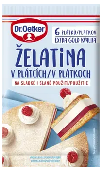 Dr. Oetker Želatína v plátkoch