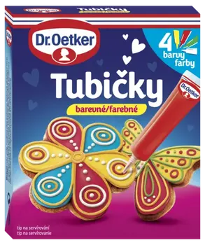 Dr. Oetker Tubičky na zdobenie 4 farby