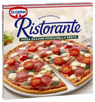Dr. Oetker Pizza Ristorante Salame Mozzarella Pesto