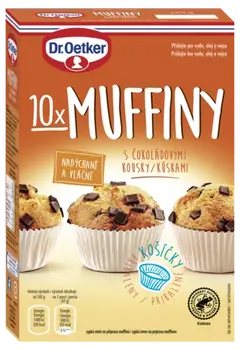 Dr. Oetker Muffiny s čokoládovými kúskami