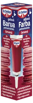 Dr. Oetker Farba gélová červená