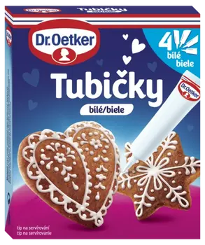 Dr. Oetker Tubičky biele 4 ks