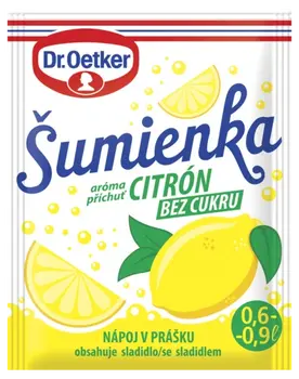 Dr. Oetker Šumienka aróma citrón bez cukru