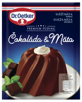 Dr. Oetker Premium Puding Čokoláda & Mäta