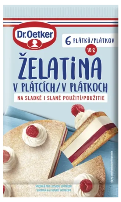 Dr. Oetker Želatína v plátkoch