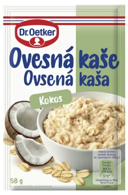 Dr. Oetker Ovsená kaša Kokos