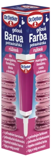 Dr. Oetker Farba gélová ružová