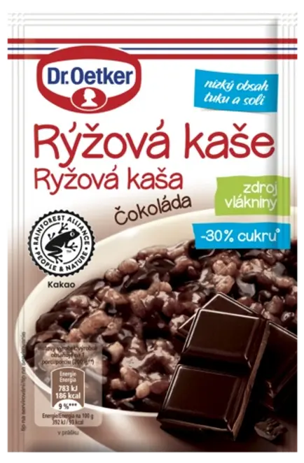 Dr. Oetker Ryžová kaša Čokoláda