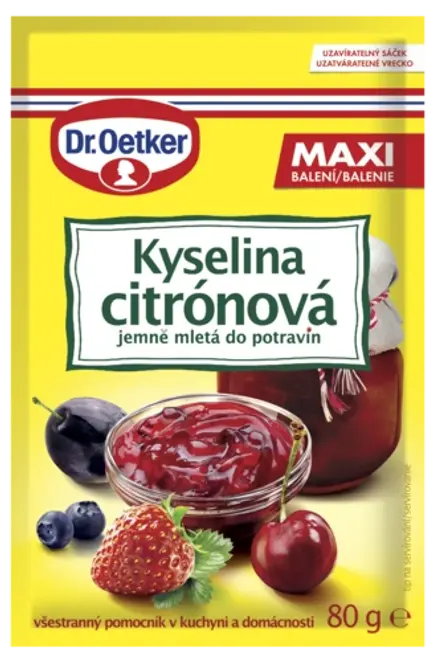 Dr. Oetker Kyselina citrónová MAXI