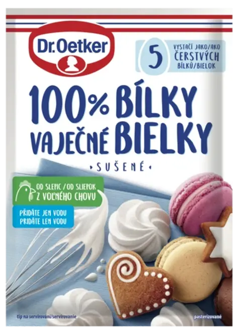 Dr. Oetker 100 % vaječné bielky