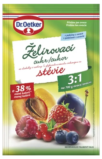 Dr. Oetker Želírovací cukor so stéviou 3:1