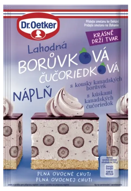 Dr. Oetker Čučoriedková náplň