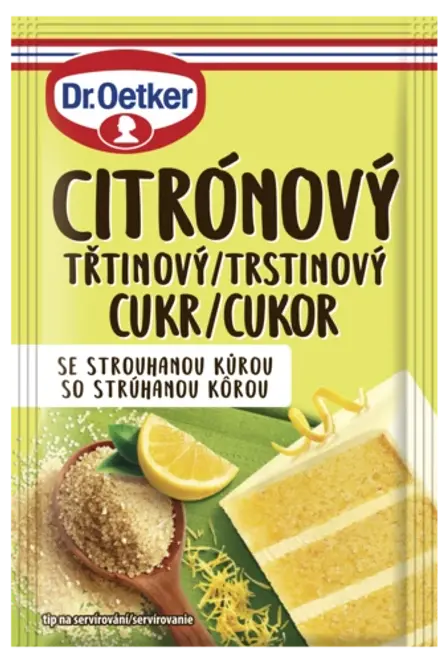 Dr. Oetker Citrónový trstinový cukor