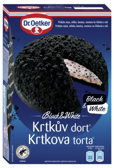 Dr. Oetker Krtkova torta Black & White