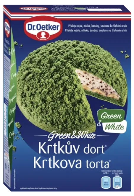 Dr. Oetker Krtkova torta Green & White