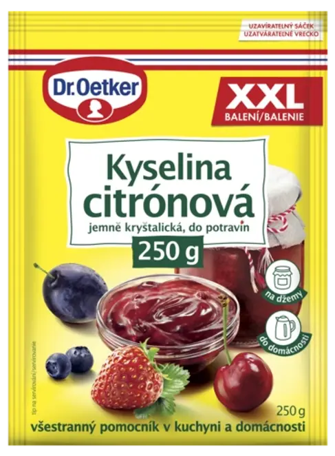 Dr. Oetker Kyselina citrónová XXL
