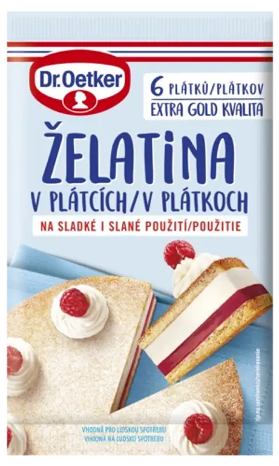 Dr. Oetker Želatína v plátkoch