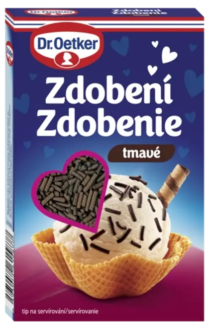 Dr. Oetker Zdobenie tmavé