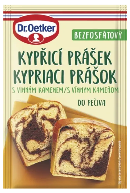 Dr. Oetker Kypriaci prášok s vínnym kameňom