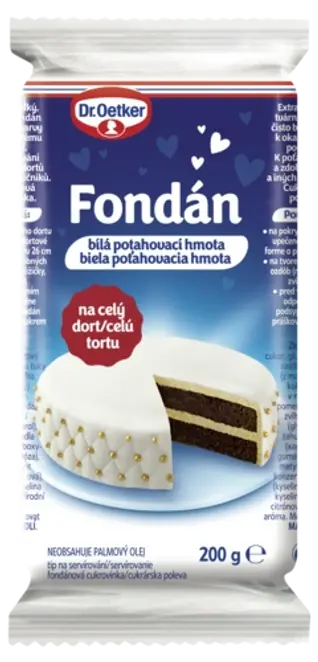 Dr. Oetker Fondán biela poťahovacia hmota