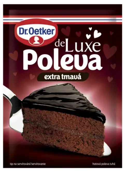 Dr. Oetker Poleva de Luxe extra tmavá