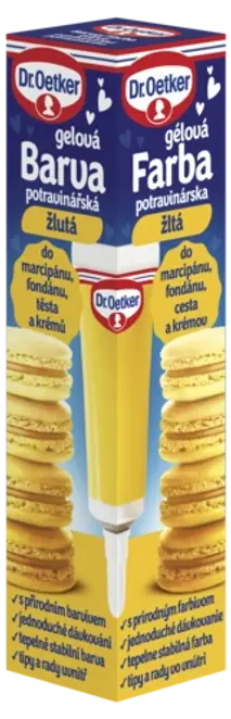 Dr. Oetker Farba gélová žltá