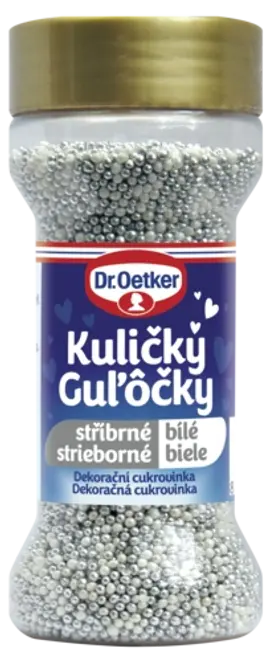 Dr. Oetker Guľôčky strieborné/biele