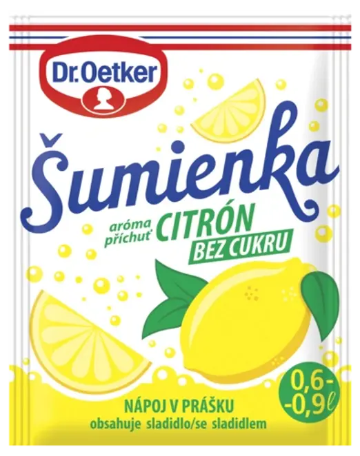Dr. Oetker Šumienka aróma citrón bez cukru