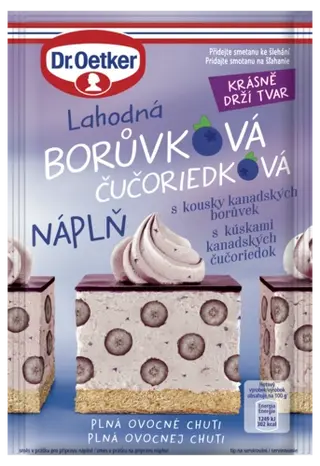 Čučoriedková náplň Dr. Oetker