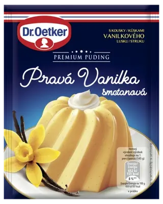 Premium Puding Pravá Vanilka smotanová Dr. Oetker