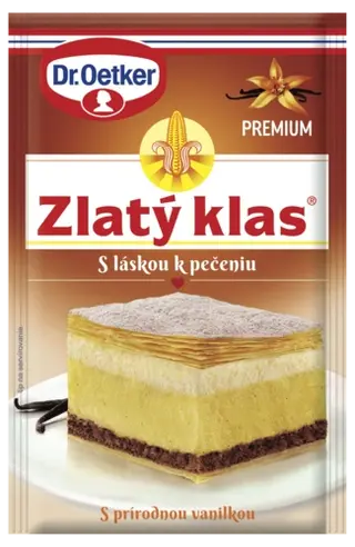 Premium Zlatý klas s prírodnou vanilkou	 Dr. Oetker