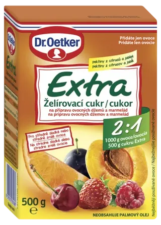 Želírovací cukor Extra 2:1 Dr. Oetker