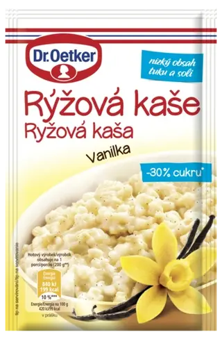Ryžová kaša Vanilka Dr. Oetker