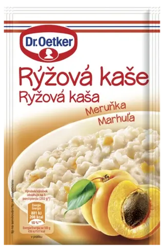 Ryžová kaša Marhuľa Dr. Oetker