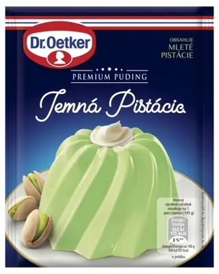 Premium puding Jemná Pistácia Dr. Oetker
