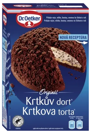 Krtkova torta Originál Dr. Oetker