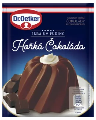 Premium Puding Horká Čokoláda Dr. Oetker
