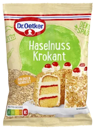 Lieskovoorieškový krokant Dr. Oetker