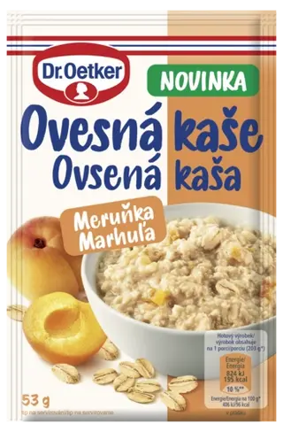 Ovsená kaša Marhuľa Dr. Oetker