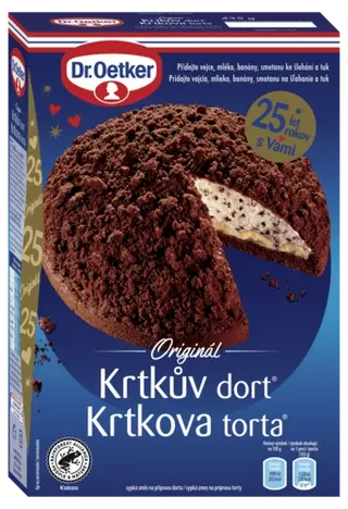 Krtkova torta Originál Dr. Oetker