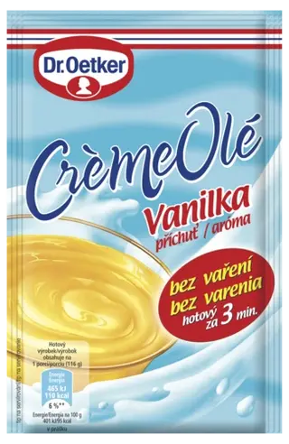 Crème Olé aróma vanilka Dr. Oetker