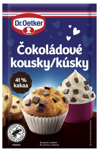 Čokoládové kúsky Dr. Oetker