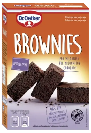 Čokoládové Brownies Dr. Oetker 