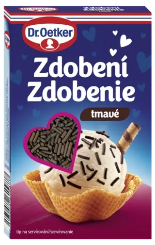 Zdobenie tmavé Dr. Oetker