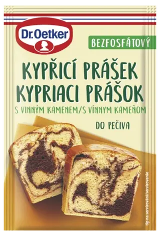 Kypriaci prášok do pečiva s vínnym kameňom Dr. Oetker