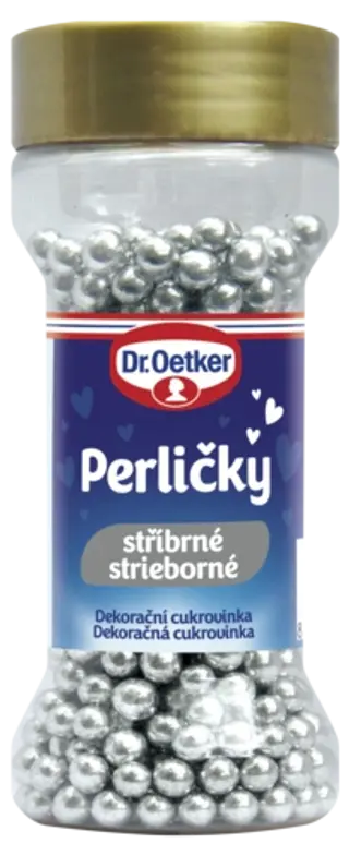 Perličky strieborné Dr. Oetker