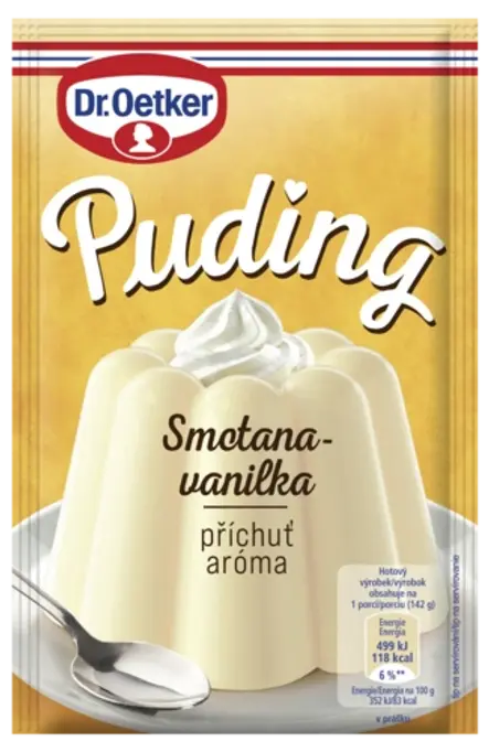 Dr. Oetker Puding aróma Smotana-vanilka