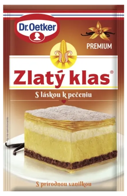 Premium Zlatý klas s prírodnou vanilkou	 Dr. Oetker